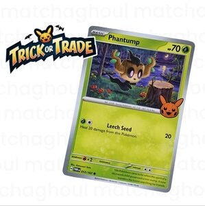 🤍 Phantump Trick Or Trade BOOster Card